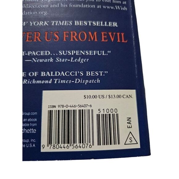 Deliver us from evil by David Baldacci vision books isbn 9780446564076 - Picture 2 of 5